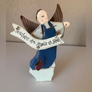 Teachers Are Angels On Earth Wooden Decor